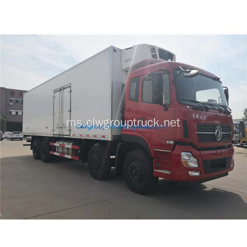 Dongfeng 8x4 peti sejuk makanan sejuk penyejuk van